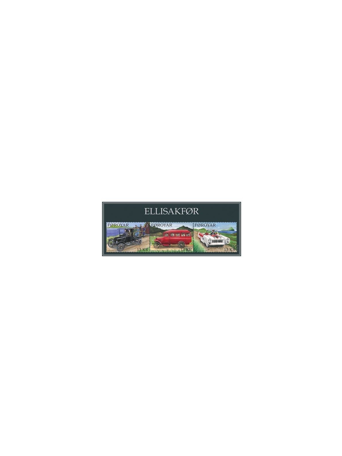 FAEROER 2011 Vintage cars 1 s/s MNH**
