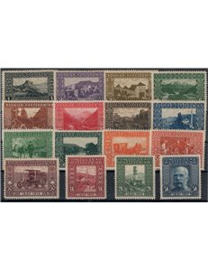 BOSNIA ERZEGOVINA 1910 Paesaggi, serie ordinaria 16v MH*