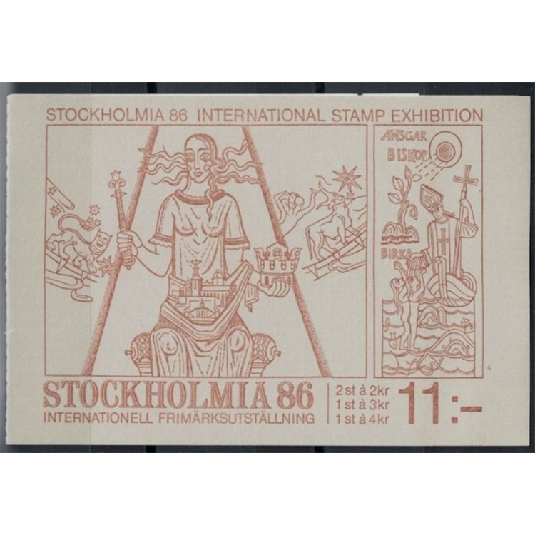 SVEZIA 1985 Esposizione filatelica Stockholmia 1 LB MNH**