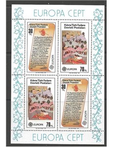 CIPRO TURCA 1982 Europa BF MNH**