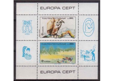 CIPRO DEL NORD 1986 Europa BF MNH**