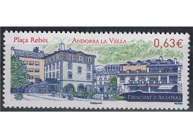 FRENCH ANDORRA 2013 Placa Rebés, Andorra La Vella 1v MNH**