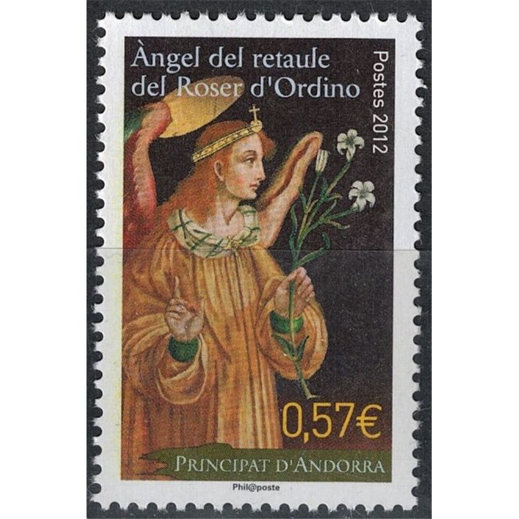 ANDORRA FRANCESE 2012 Natale MNH**