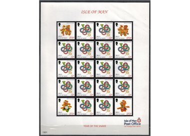 MAN 2013 Year of the Snake 1 m/s MNH**