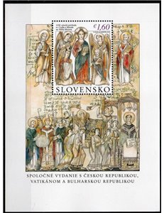 SLOVAKIA 2013 Evangelization of Great Moravia, Cyril and Methodius s/s MNH**