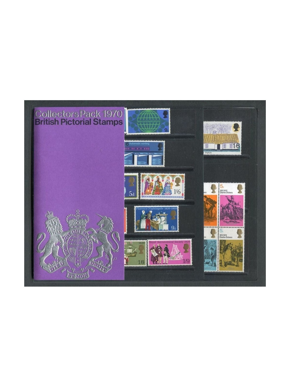 GREAT BRITAIN 1970 Complete Year, Collector pack 24v MNH**