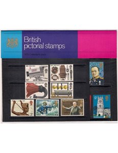 GRAN BRETAGNA 1972 Annata completa, Collector pack 21v MNH**