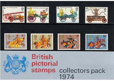 GREAT BRITAIN 1974 Complete Year - Collector pack 21v MNH**