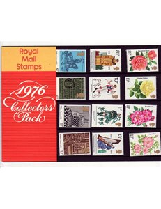 GREAT BRITAIN 1976 Complete Year, Collector pack 25v MNH**