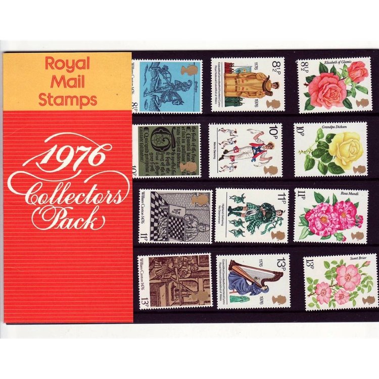 GRAN BRETAGNA 1976 Annata completa, Collector pack 25v MNH**