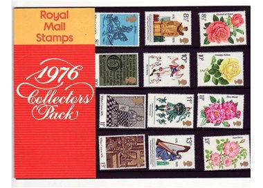 GREAT BRITAIN 1976 Complete Year, Collector pack 25v MNH**