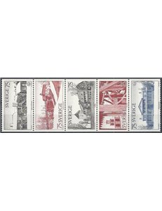 SVEZIA 1975 Patrimonio architettonico 5v MNH**