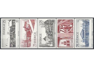 SWEDEN 1975 Architectural Heritage 5v MNH**