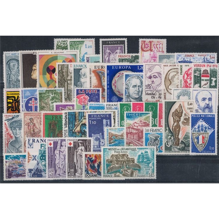 FRANCIA 1976 Annata Completa 52v MNH**