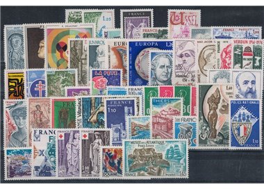 FRANCE 1976 Complete Vintage 52v MNH**