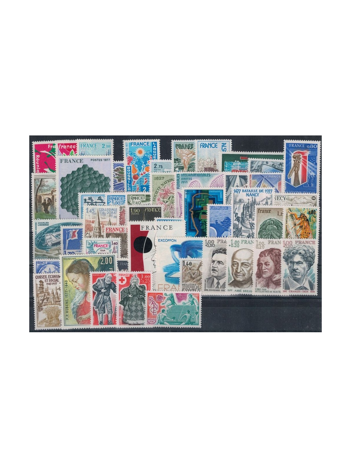 FRANCIA 1977 Annata Completa 49v MNH**