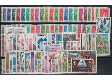 FRANCIA 1978 Annata Completa 90v MNH**