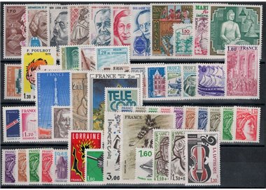 FRANCE 1979 Complete Vintage 54v MNH**