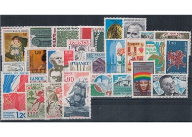 FRANCE 1975 Complete Year 29v + 1 s/s MNH**