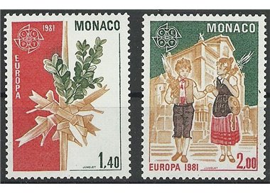 MONACO 1981 Europe 2v MNH**