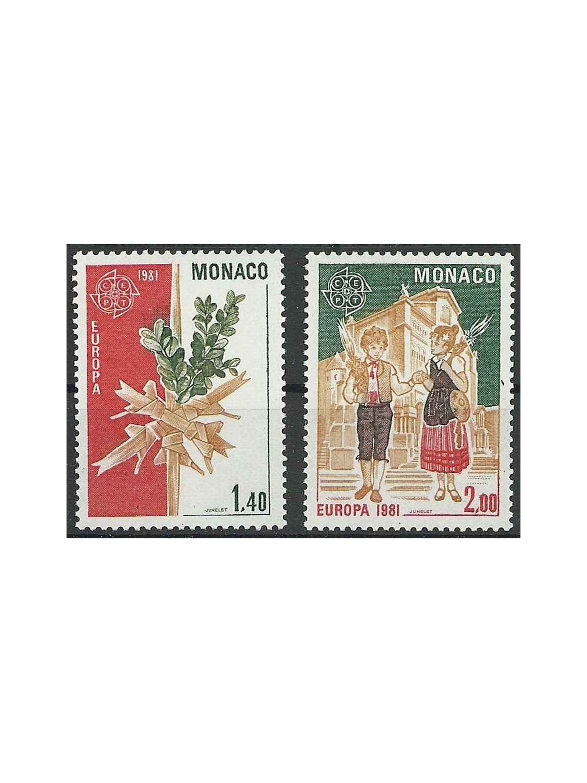 MONACO 1981 Europe 2v MNH**