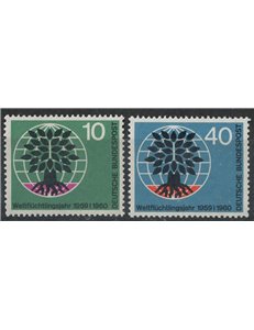 GERMANY BRD 1960 Year of the Refugee 2v MNH**