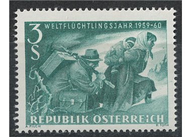 AUSTRIA 1960 Anno del rifugiato MNH**