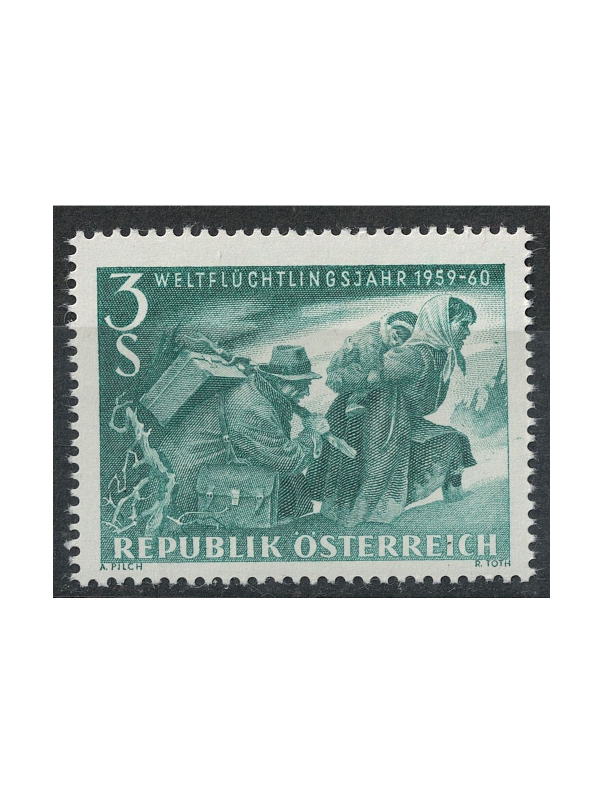 AUSTRIA 1960 Year of the Refugee MNH**