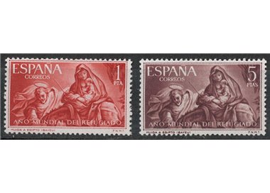SPAIN 1961 Year of the Refugee 2v MNH**