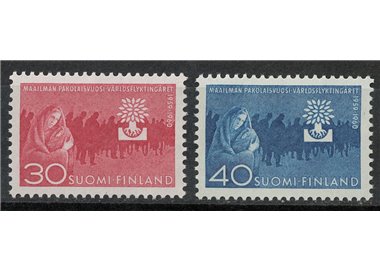 FINLANDIA 1960 Anno del rifugiato 2v MNH**