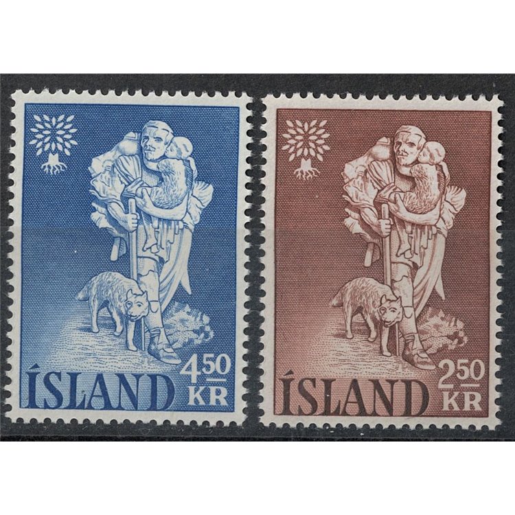 ICELAND 1960 Year of the Refugee 2v MNH**