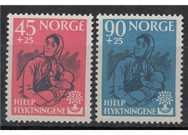 NORWAY 1960 Year of the Refugee 2v MNH**