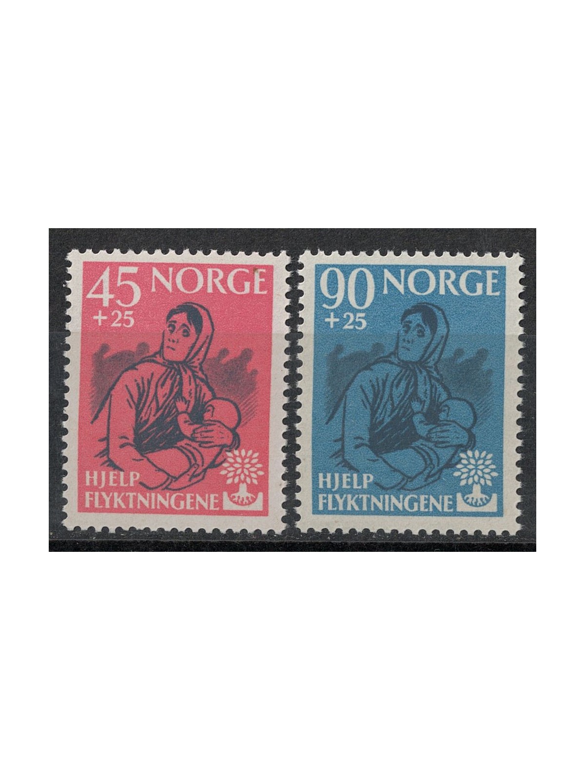 NORWAY 1960 Year of the Refugee 2v MNH**