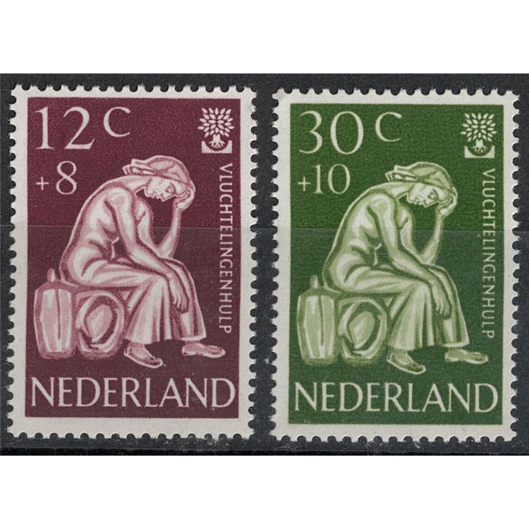 OLANDA 1960 Anno del rifugiato 2v MNH**