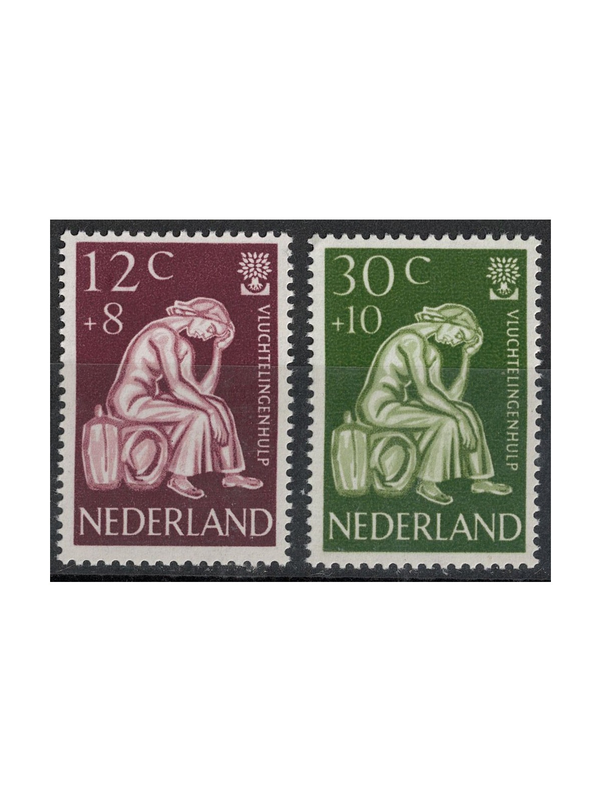 NETHERLANDS 1960 Year of the Refugee 2v MNH**