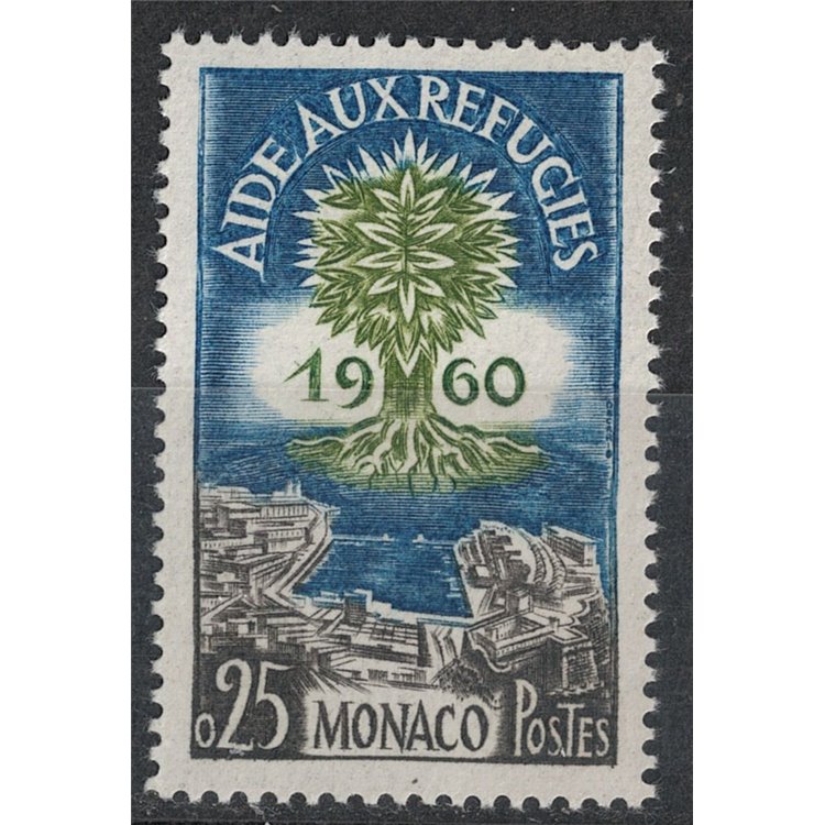 MONACO 1960 Year of the Refugee MNH**