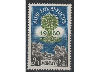MONACO 1960 Year of the Refugee MNH**