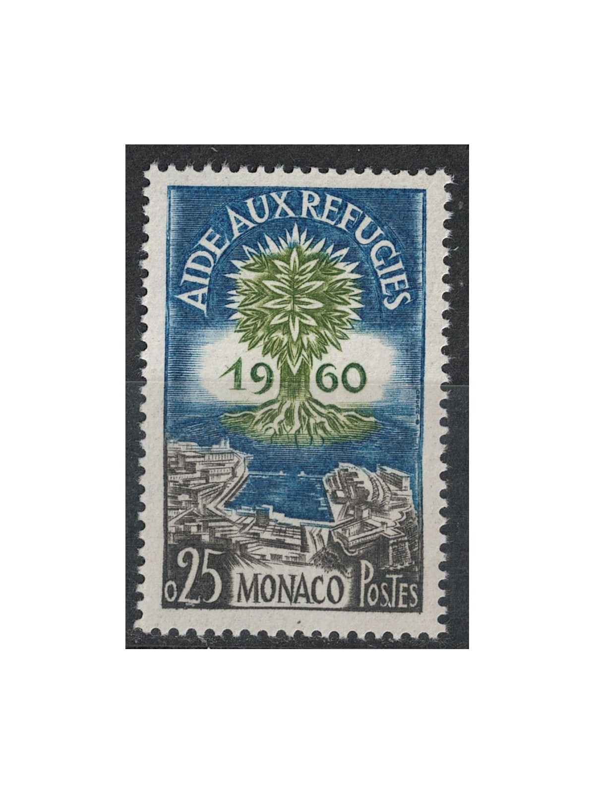 MONACO 1960 Year of the Refugee MNH**