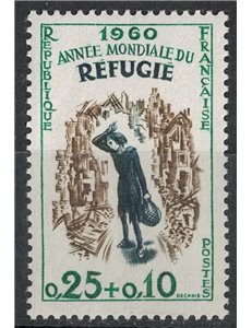FRANCIA 1960 Anno del rifugiato MNH**