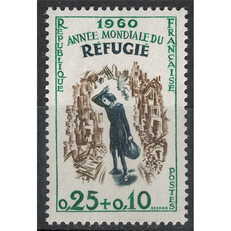 FRANCIA 1960 Anno del rifugiato MNH**