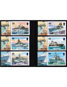 JERSEY 2008 Ships 6v MNH**