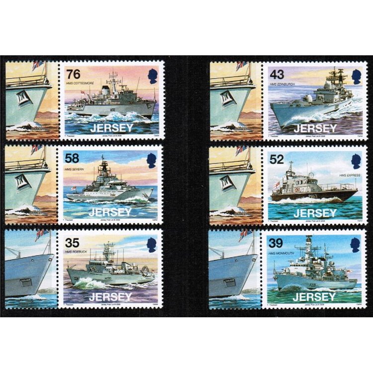 JERSEY 2008 Ships 6v MNH**