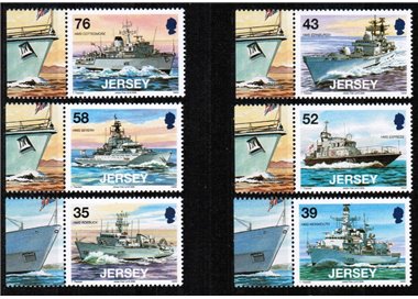 JERSEY 2008 Navi 6v MNH**