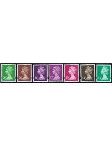 GREAT BRITAIN 1996 Ordinary series 7v MNH**
