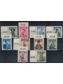 AUSTRIA 1951-52 Costumi regionali 10v MNH**