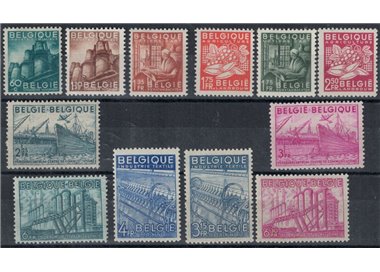 BELGIUM 1948-49 Belgian export propaganda 12v MNH**