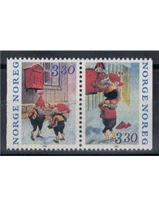 NORWAY 1992 Christmas 2v MNH**