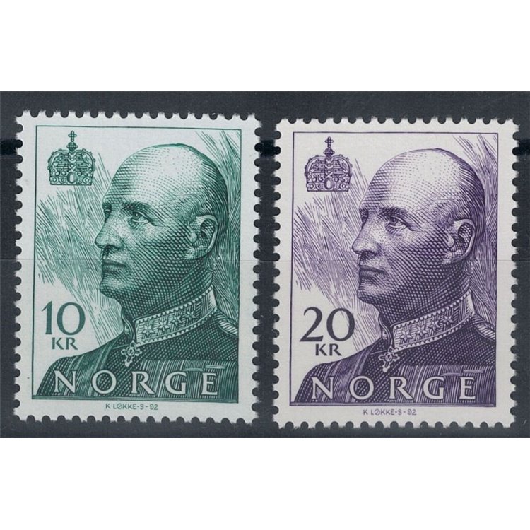 NORWAY 1993 King Harald V and Queen Sonja 2v MNH**