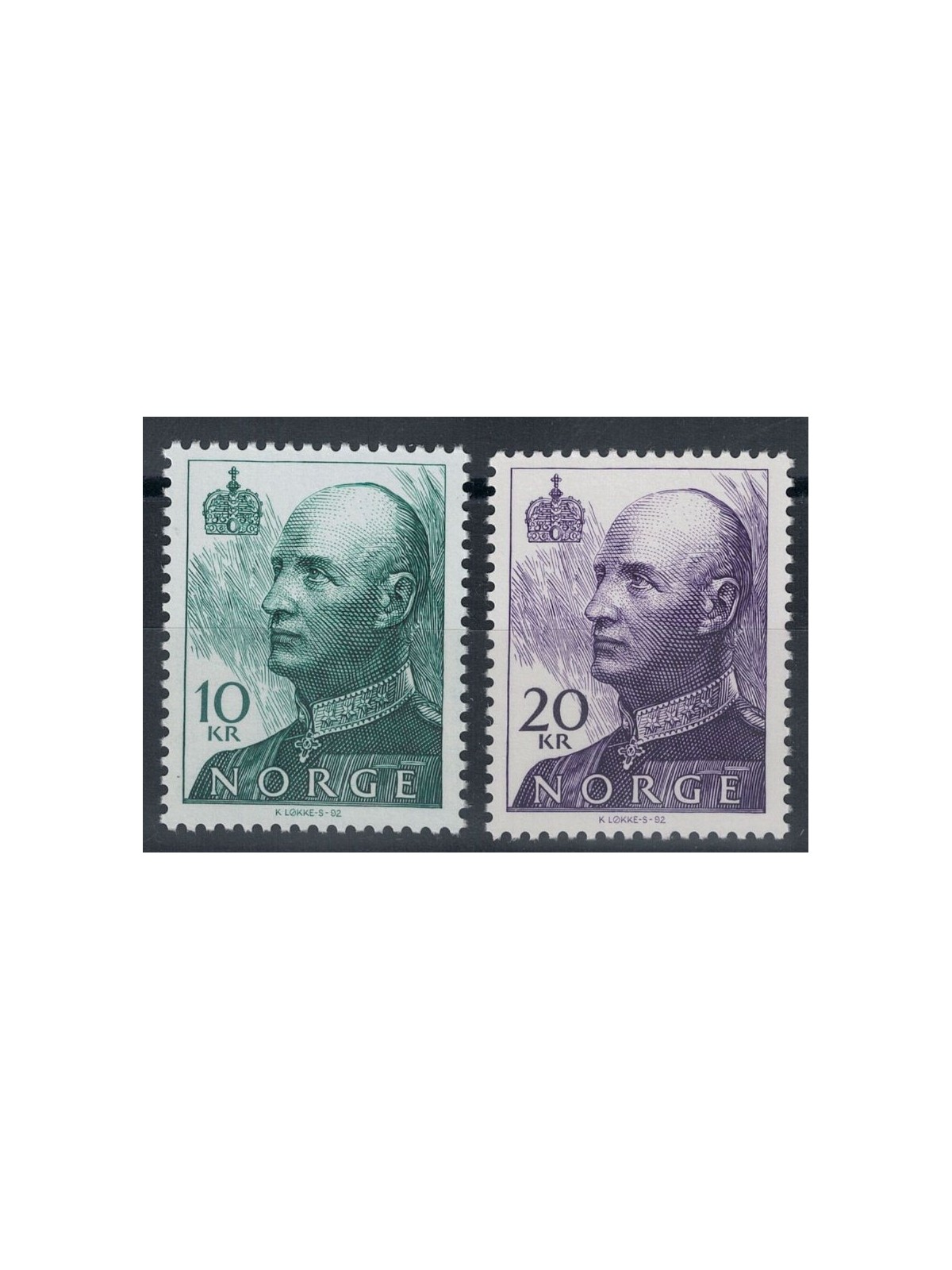NORWAY 1993 King Harald V and Queen Sonja 2v MNH**