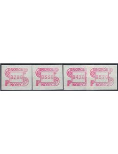 NORWAY 1992 Frama, automatic 4v MNH**